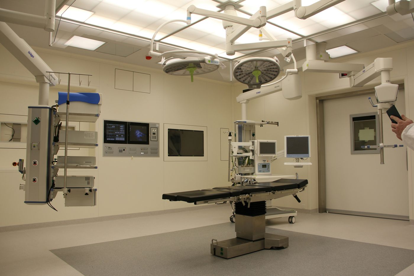 A modern hospital operating room